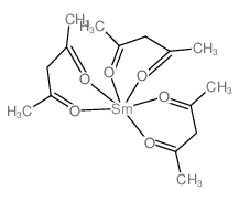 乙酰丙酮钐(III)水合物结构式