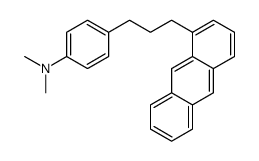 4-(3-anthracen-1-ylpropyl)-N,N-dimethylaniline结构式