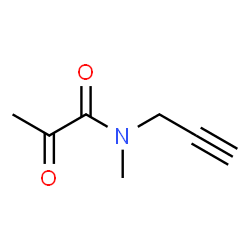 Propanamide, N-methyl-2-oxo-N-2-propynyl- (9CI) Structure