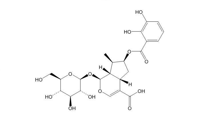 乌奴龙胆苷D结构式