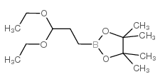 3,3-DIETHOXY-1-PROPYLBORONIC ACID PINACOL ESTER structure