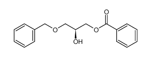 (S)-3-(Phenylmethoxy)-1,2-propandiol, 1-Benzoat结构式