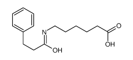 N-DIHYDROCINNAMOYLAMINOCAPROIC ACID Structure