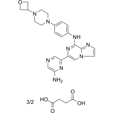 Lanraplenib succinate structure