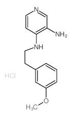 N-[2-(3-methoxyphenyl)ethyl]pyridine-3,4-diamine structure