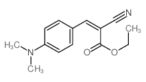 2-氰基-3-[4-(二甲氨基)苯基]丙烯酸乙酯结构式