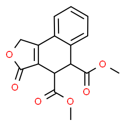 1,3,4,5-Tetrahydro-3-oxonaphtho[1,2-c]furan-4,5-dicarboxylic acid dimethyl ester structure