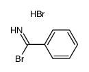 benzimidoyl bromide, hydrobromide Structure