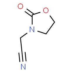 3-Oxazolidineacetonitrile,2-oxo-(9CI) Structure