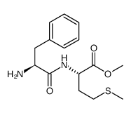 (S,S)-2-(2-氨基-3-苯基-丙酰基氨基)-4-甲基磺酰基-丁酸甲酯结构式