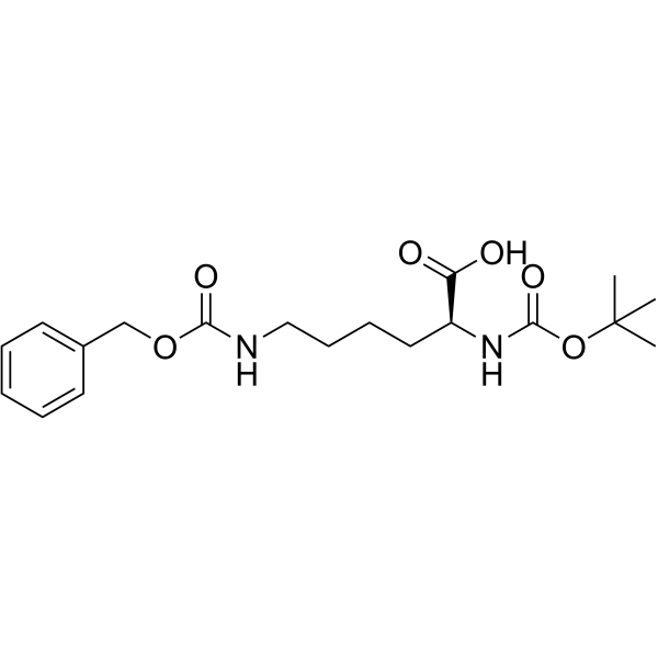 N-Boc-N'-Cbz-L-lysine Structure