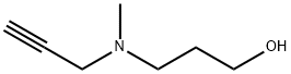 3-(Methyl(prop-2-ynyl)aMino)propan-1-ol结构式