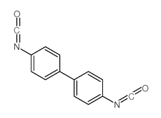 1,1'-Biphenyl,4,4'-diisocyanato- Structure