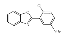 3-benzooxazol-2-yl-4-chloro-phenylamine structure