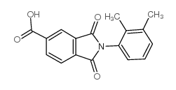 2-(2,3-Dimethylphenyl)-1,3-dioxo-5-isoindolinecarboxylic acid Structure