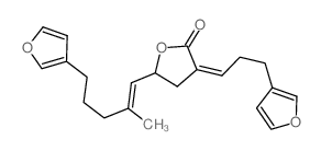 2(3H)-Furanone,5-[(1E)-5-(3-furanyl)-2- methyl-1-pentenyl]-3-[3-(3-furanyl)- propylidene]dihydro-,(3Z,5R)- picture