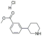 3-(3-哌啶基)苯甲酸甲酯盐酸盐结构式