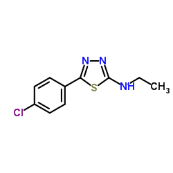 5-(4-Chlorophenyl)-N-ethyl-1,3,4-thiadiazol-2-amine picture