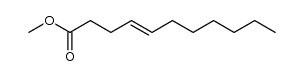 methyl (E)-undec-4-enoate结构式