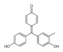 4-[(4-hydroxy-3-methylphenyl)(4-hydroxyphenyl)methylene]cyclohexa-2,5-dien-1-one Structure