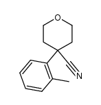 4-(2-methylphenyl)tetrahydro-2H-4-pyrancarbonitrile结构式