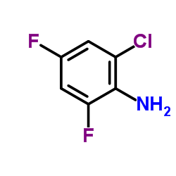 2-Chloro-4,6-difluoroaniline structure