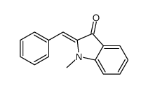 2-benzylidene-1-methylindol-3-one结构式