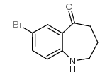 7-溴-3,4-二氢-1H-苯并[b]氮杂卓-5(2H)-酮结构式