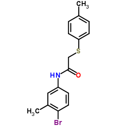 N-(4-Bromo-3-methylphenyl)-2-[(4-methylphenyl)sulfanyl]acetamide picture