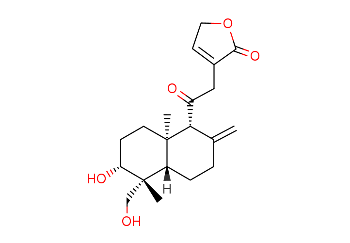 14-Deoxy-11-oxoandrographolide Structure