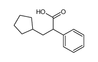 3-cyclopentyl-2-phenylpropanoic acid Structure