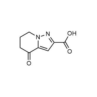 4-氧代-4,5,6,7-四氢吡唑并[1,5-a]吡啶-2-羧酸结构式