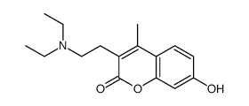 3-[2-(diethylamino)ethyl]-7-hydroxy-4-methylchromen-2-one结构式