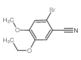 2-Bromo-5-ethoxy-4-methoxybenzonitrile structure