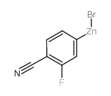 bromozinc(1+),2-fluorobenzene-4-ide-1-carbonitrile图片