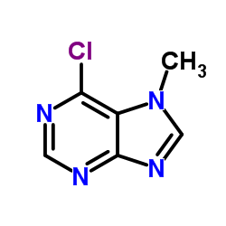 6-Chloro-7-methyl-7H-purine Structure