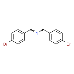 (E)-N-(4-Bromobenzyl)-1-(4-bromophenyl)methanimine structure