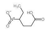 Hexanoic acid, 4-nitro- Structure