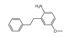 5-Methoxy-bibenzyl-2-amin Structure