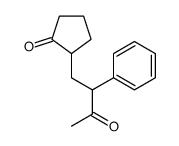 2-(3-oxo-2-phenylbutyl)cyclopentan-1-one结构式