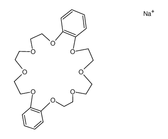 6,7,9,10,12,13,20,21,23,24,26,27-dodecahydrodibenzo[b,n][1,4,7,10,13,16,19,22]octaoxacyclotetracosine, sodium salt结构式