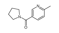 (6-methylpyridin-3-yl)-pyrrolidin-1-ylmethanone结构式