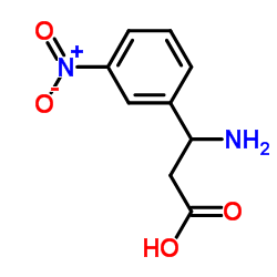 3-Amino-3-(3-nitrophenyl)propanoic acid structure