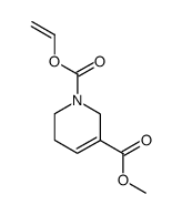 methyl 1-<(ethenyloxy)carbonyl>-1,2,5,6-tetrahydropyridine-3-carboxylate结构式