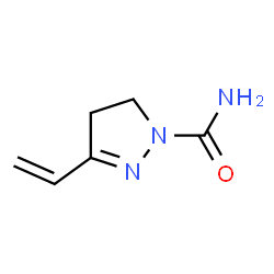 1H-Pyrazole-1-carboxamide,3-ethenyl-4,5-dihydro-(9CI) Structure