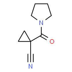 Pyrrolidine, 1-[(1-cyanocyclopropyl)carbonyl]- (9CI)结构式