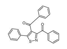 (3-benzoyl-5-phenyl-1,2-thiazol-4-yl)-phenylmethanone Structure