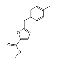 methyl 5-(4-methylbenzyl)-2-furoate结构式