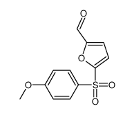 5-(4-methoxyphenyl)sulfonylfuran-2-carbaldehyde Structure