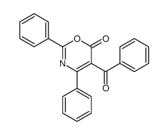 5-benzoyl-2,4-diphenyl-1,3-oxazin-6-one Structure